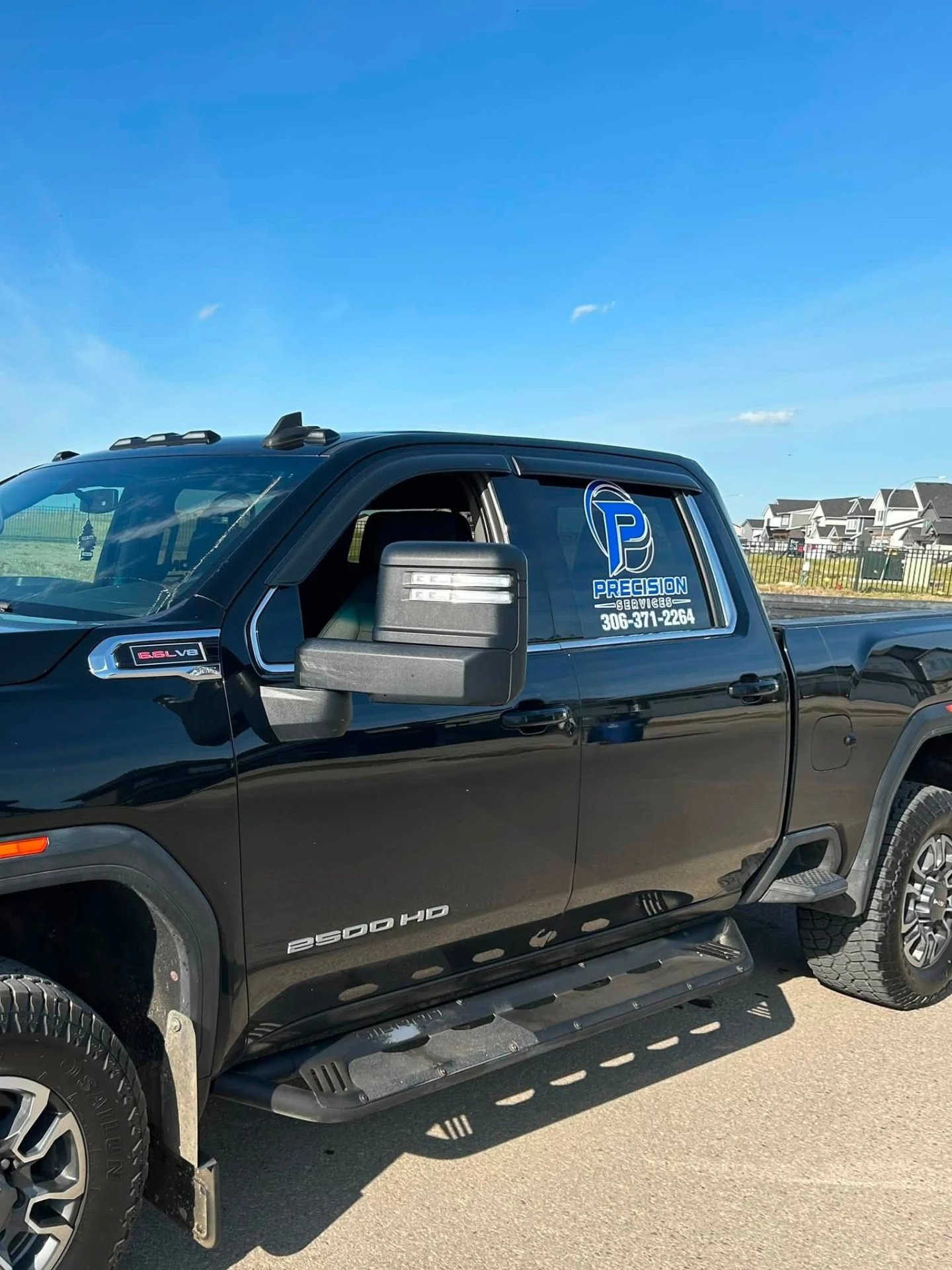 Precision Services branded truck